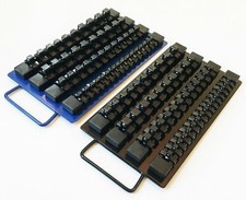 96pc GOLIATH INDUSTRIAL SOCKET STORAGE TRAY RAIL RACK HOLDER SET 1/4 3/8 1/2