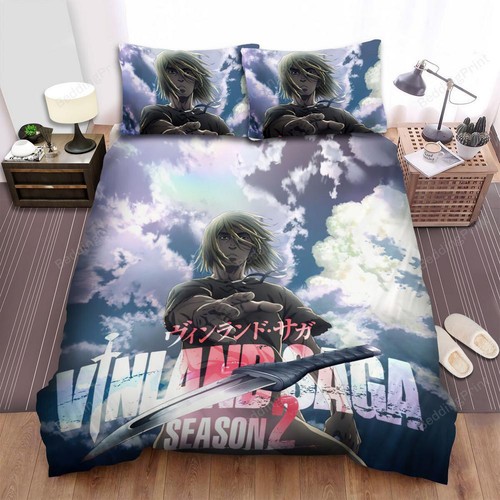 Vinland Saga Movie Poster 2 Quilt Duvet Cover Set Bedroom Decor Kids