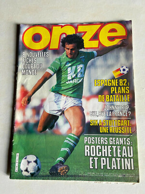 FOOTBALL ONZE n° 132 SPECIAL DIEGO MARADONA ONZE D'OR 1986 PLATINI + POSTER