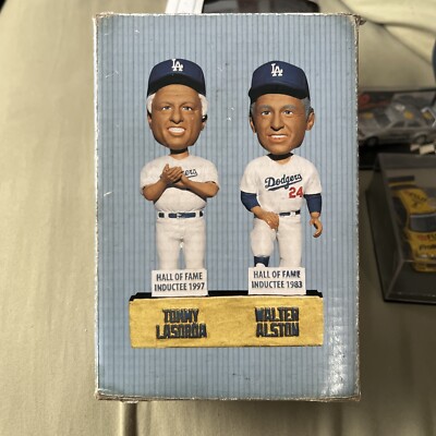 TOMMY LASORDA WALTER ALSTON Dual Dodgers Bobblehead Los Angeles
