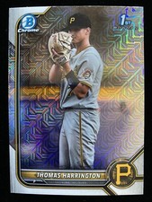 2022 Bowman Chrome Draft THOMAS HARRINGTON 1st Rookie ASIA MOJO REFRACTOR RC SSP