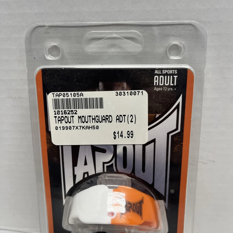 Protetores bucais Tapout - Tamanho adulto - 2 protetores e 2 alças - Imagem 3 de 4