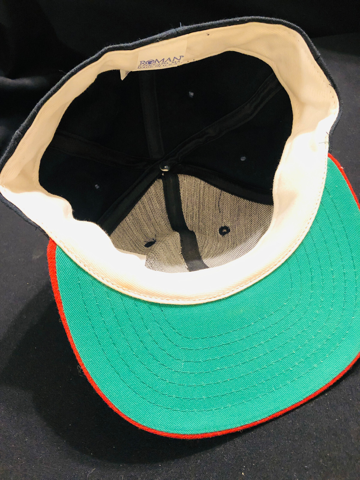 MILWAUKEE BRAVES HANK AARON SIGNED BASEBALL CAP COOPERSTOWN COLLECTION