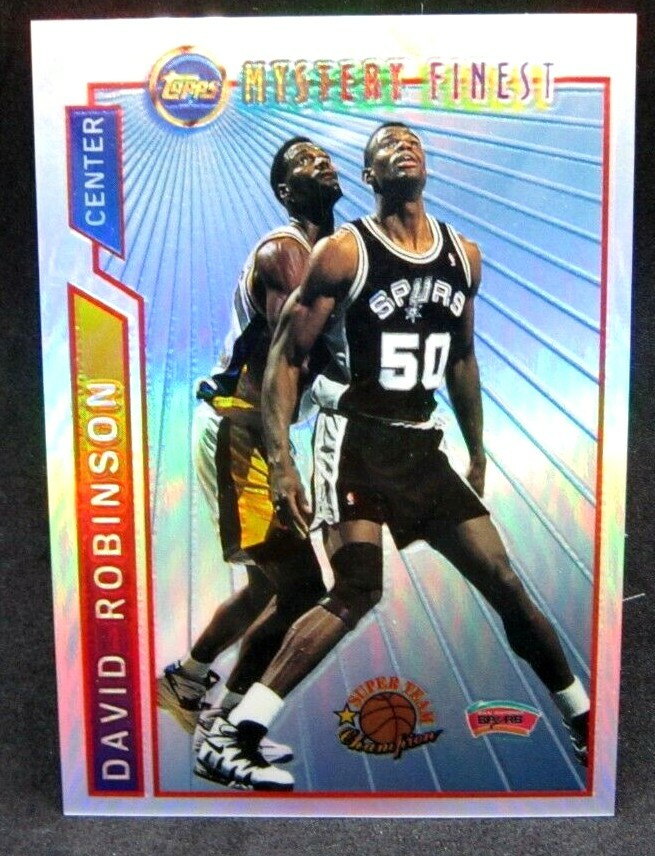 David Robinson 1996-97 Topps Mystery Finest REFRACTOR Card#M9