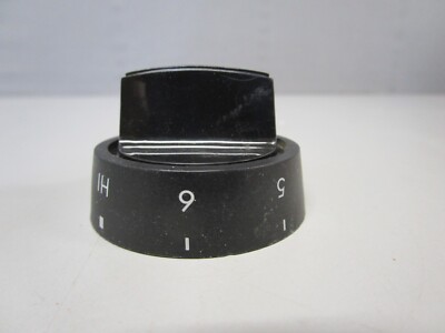 Tappan Range Burner Knob, Black  316102307  358T197P  3161023  KIP1R15  ASMN