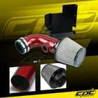 For 07-12 BMW 328i E90/E92/E93 3.0L 6cyl Red Cold Air Intake + Stainless Filter