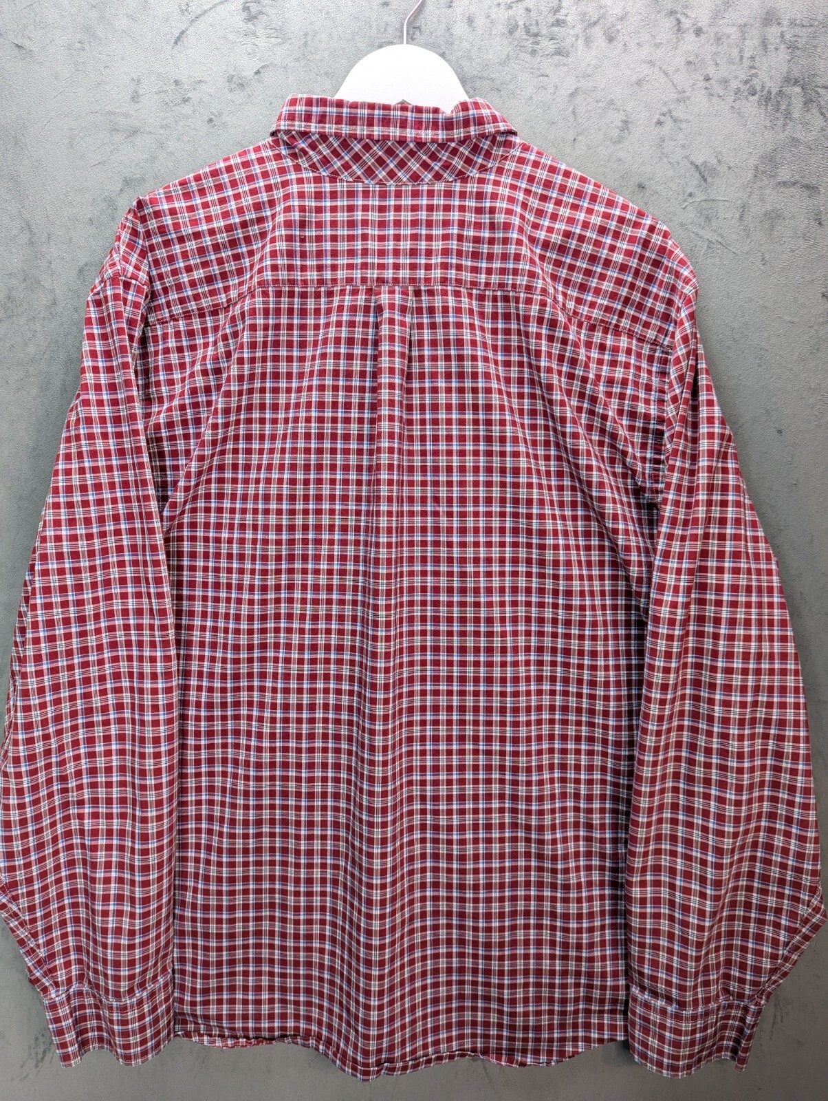 Dockers Shirt Mens Size 2XL USA Relaxed Fit Long Sleeve Plaid Cotton Stretch image 8