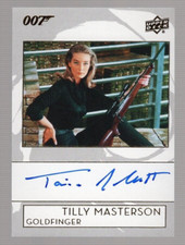 TANIA MALLET AS TILLY MASTERSON 2019 UPPER DECK JAMES BOND AUTO **GOLDFINGER**