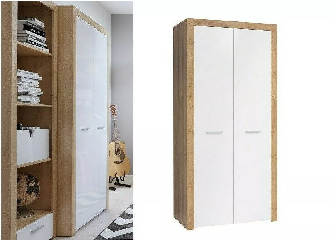 Argos home double 2 2024 rail 4 shelf wardrobe
