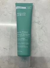 PAULA’S CHOICE Calm Barrier Protect Mineral Sunscreen SPF 30, 2 fl oz 60 ml NEW