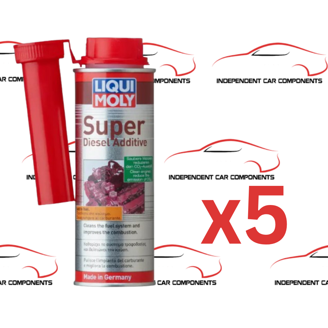 5x Liqui Moly Super Diesel Additive Injector System Cleaner Treatment 250ml