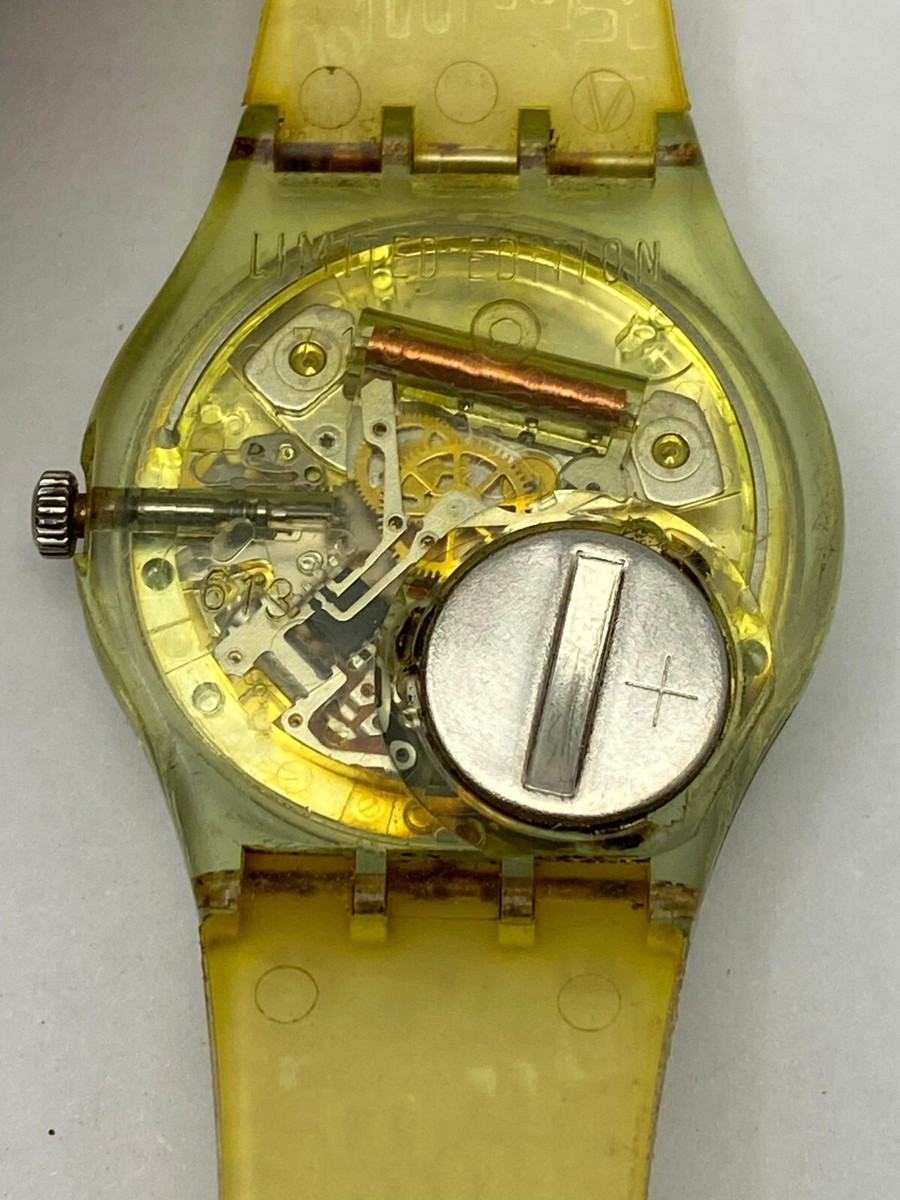 1997 Vintage Swatch Watch Destime GG144 designed by Nancy Dwyer | eBay