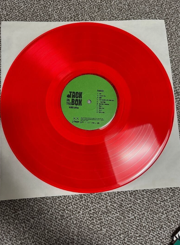 BTS J-Hope Jack in The Box LP Limited Edition Vinyl New K