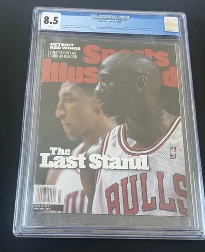 Sports Illustrated Newsstand CGC 8..5 Michael Jordan The Last Stand June 1998