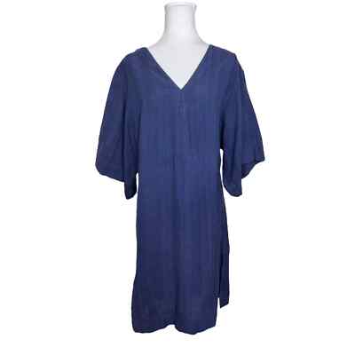 Mara Hoffman Dress Coverup 100% Organic Cotton Blue Size M