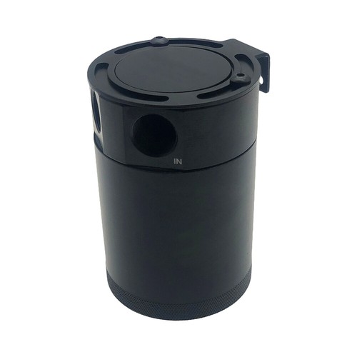 Baffled Oil Catch Can Tank, 2-Port, 3/8" NPT Inlet Outlet Universal New - Picture 4 of 9