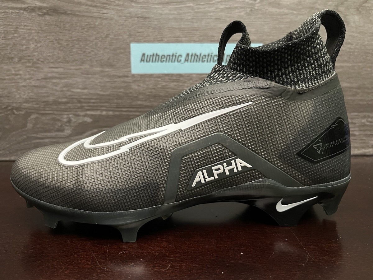 Nike Alpha Menace Elite 3 Black White Football Cleats Men display picture 2