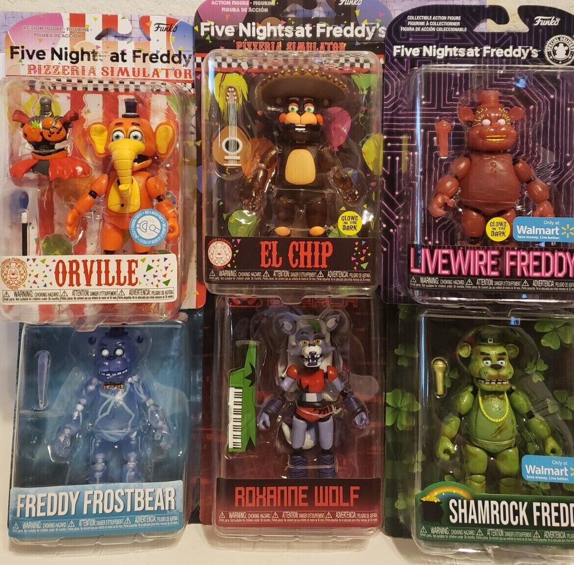 FUNKO FNAF FIVE NIGHTS AT FREDDY'S ARTICULATED ACTION FIGURE 5 NEW U PICK