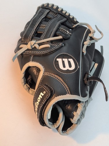 Wilson A360 11.5" Guante Lanzamiento Mano Derecha A03RB17 Cuero Negro Béisbol Softbol - Imagen 12 de 21
