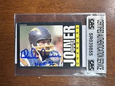 Charlie Joiner Autograph Signed 1985 Topps Chargers CAS Certified