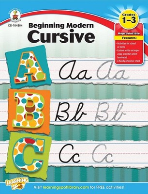Beginning Modern Cursive, Grades 1 - 3
