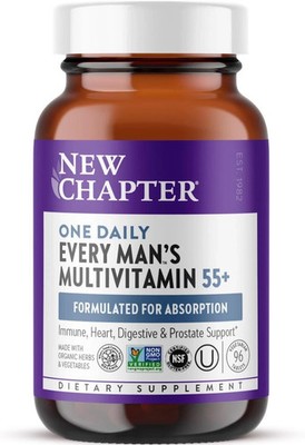 New Chapter - Every Man's One Daily 55+ - 96 Tablets 