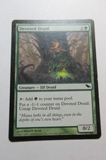 MTG Devoted Druid x1- -Shadowmoor-Lightly Played