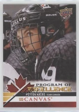 2020-21 Upper Deck UD Canvas Program of Excellence Peyton Krebs #C264 Rookie RC