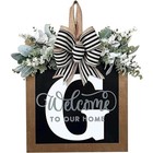 Last Name Porch Decor - Welcome Sign, Outdoor Porch Decorations - 26 Letter G