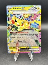 TAGA⭐︎ Pikachu & Zekron GX 162/181 Tag Team Gold Foil Pokemon Card