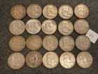 20 pc Franklin Half Dollar 90% Silver $10 face lot 22 ships FREE