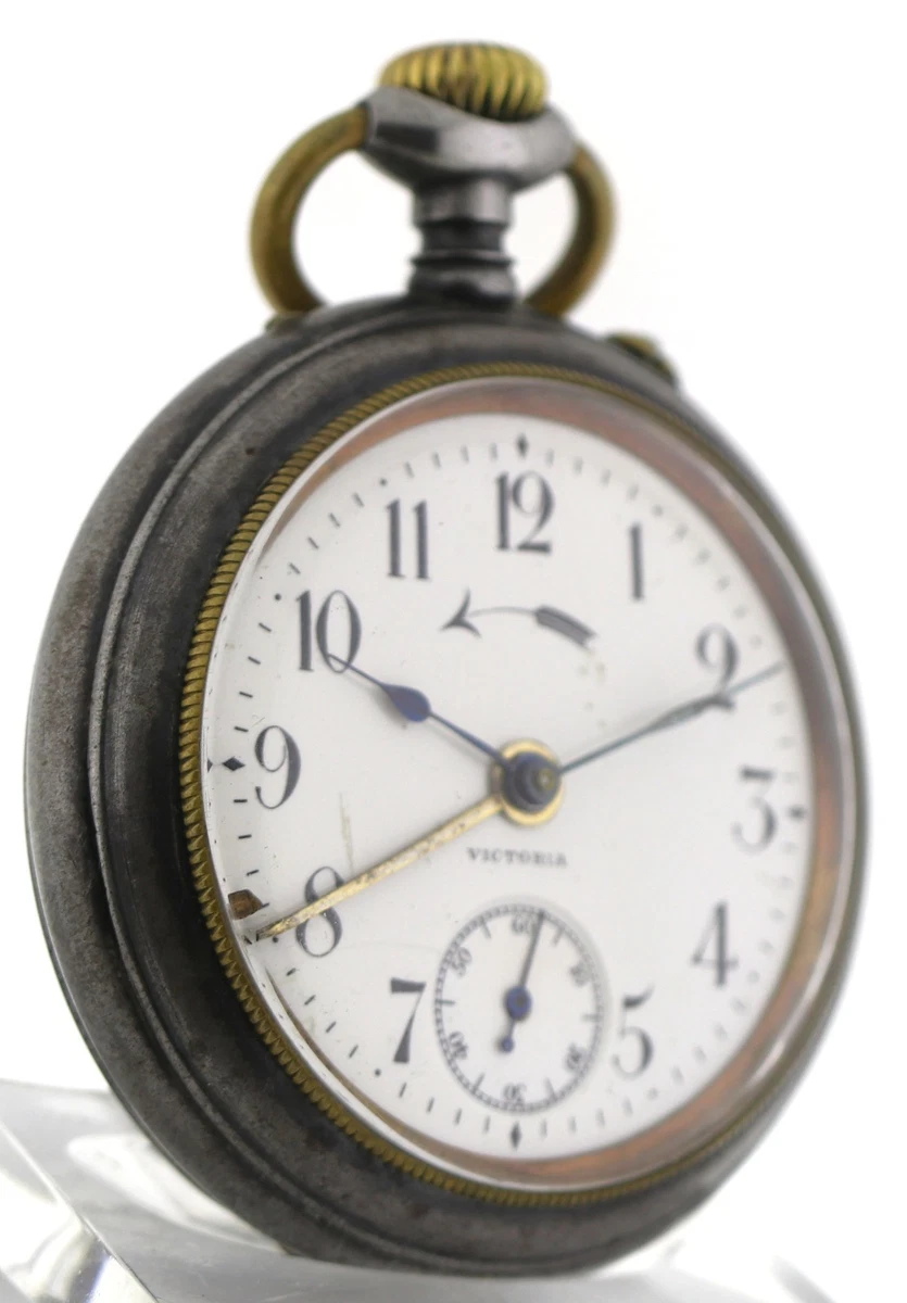 Victoria Reloj Despertador - Alarma - Función Recordatorio Patente 17104 Hierro Bruñido Ø55mm