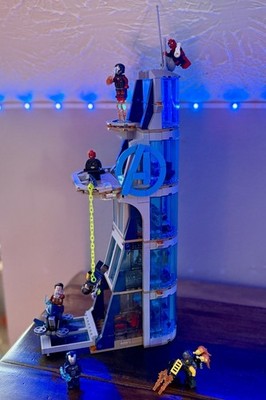 LEGO Marvel Avengers: Avengers Tower Battle, 7 Miniatures