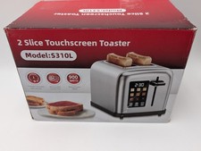 Mecity Stainless Steel Toaster 2-Slice with Touch Screen