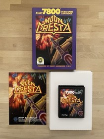 Moon Cresta Atari 7800 Video Game Complete In Box CIB Out Of Print OOP