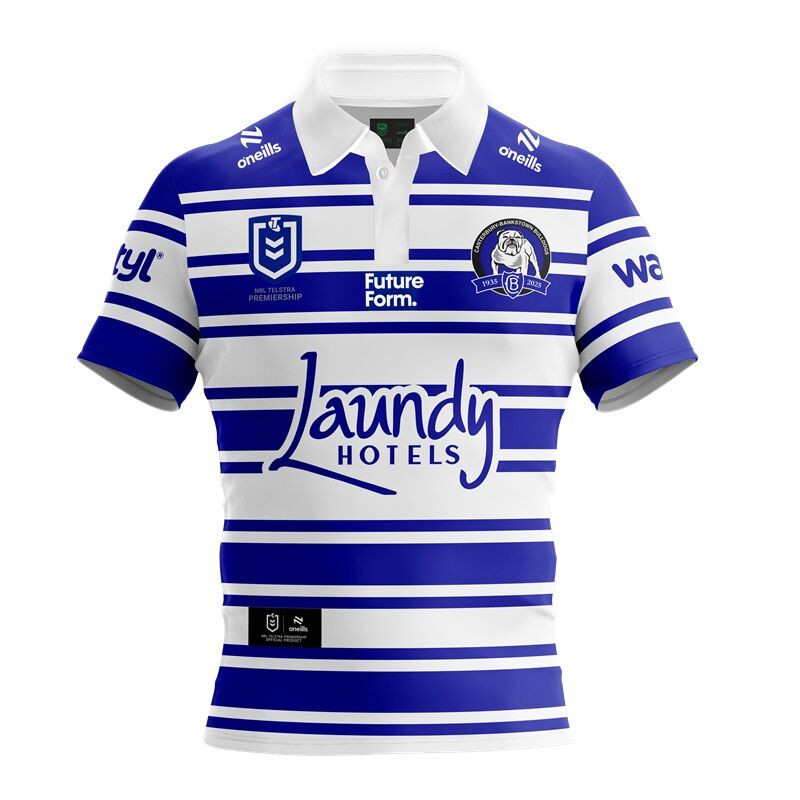 Canterbury Bulldogs NRL 2025 O'Neills Heritage Jersey Sizes S-7XL