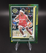 Erica Wheeler 2025 Donruss WNBA #80 Green Shimmer Color Match Seattle Storm SP
