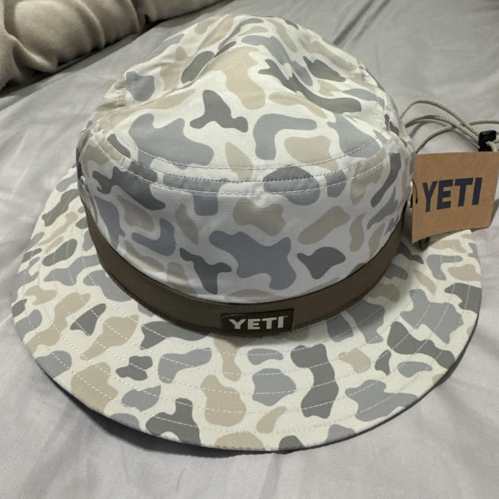 NEW LIMITED EDTION WASHED CAMO Yeti BOONIE BUCKET HAT S/M