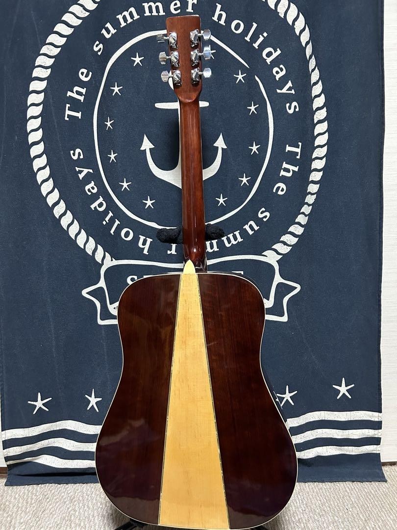 Acoustic Guitar Tomson W-35 Kiso Suzuki Solid Top 1980 Japan 80701