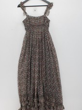chinese dress ladies Andréa cut-out floral-print pleated maxi dress main image 0
