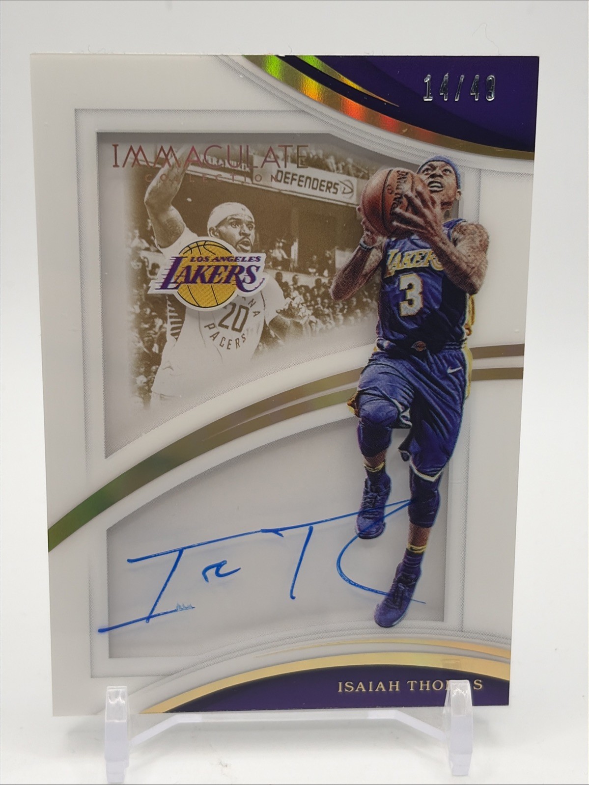 2018 Panini Immaculate Collection Isaiah Thomas Auto Signed /49