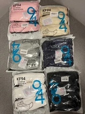 60pcs KF94 Protective Face Mask Adult Multicolor Non-Medical