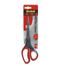 Scotch by 3M Precision Scissors Great for Everyday Use 8 Inch, Red  Gray Handle