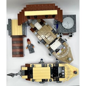 LEGO Indiana Jones Venice Canal Chase 7197 Boats Bridge Kazim & Professor Figs