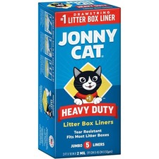 Jumbo Heavy Duty Litter Box Liners Tear Resistant Leak Proof Drawstring Closure