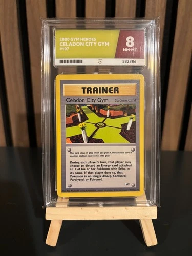 Celadon City Gym 107/132 ACE graded card