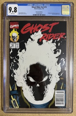 Ghost Rider #v2 #15 Glow in the Dark - Marvel 07/91 - CGC 9.8 White Pages