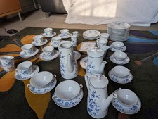 Bayrisch Blau Seltmann Tee und Kaffee Frühstück Service 67 Teile fast unbenutzt