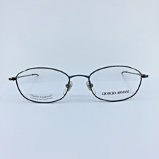 New Vintage Giorgio Armani 1006 Eyeglasses GA 1006 C. 1144 Pewter 51-18mm Italy