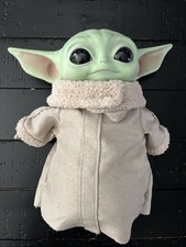 Star Wars The Mandalorian Baby Yoda The Child Grogu 11" Plush Toy Plastic Doll
